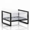 Gallery Ottoman - Clear Gallery Ottoman - Clear