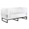 Gallery Loveseat - Frosted White - LED Gallery Loveseat - Frosted White - LED