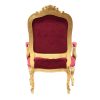 Antique Gilt Throne Chair (2)
