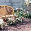 Bouquet Tapestry Loveseat 55"