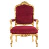 Antique Gilt Throne Chair (2)