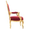 Antique Gilt Throne Chair (2)