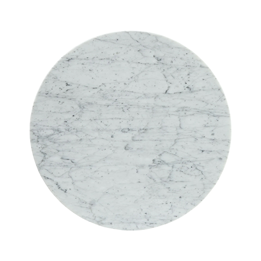 Tulip Side Table - Marble Top | White