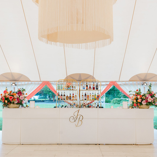 Martini Bar 47" Section - White Martini Bar 47" Section - White