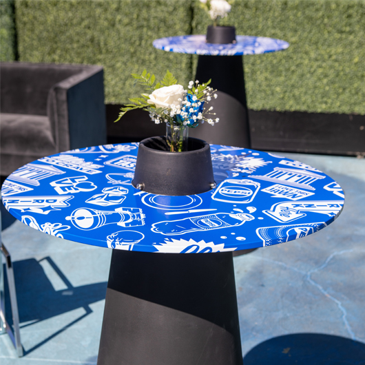 Martini High Cocktail Table - Black Martini High Cocktail Table - Black