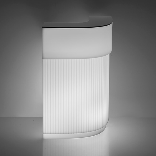 Martini Corner Bar - White Martini Corner Bar - White