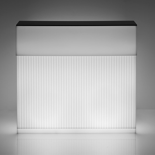 Martini Bar 47" Section - White Martini Bar 47" Section - White