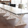 Zinc Trestle Table