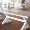Zinc Trestle Table