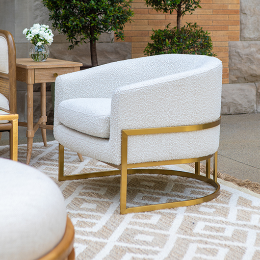 Deco Chair - Cream Boucle Deco Chair - Cream Boucle