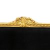 Antique Giltwood Sofa - Black 68" Antique Giltwood Sofa - Black 68"
