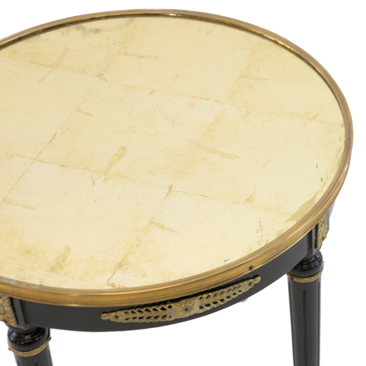 French Gilt Glass Accent Table (2) French Gilt Glass Accent Table (2)