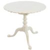 Vintage Pie Crust Table - White (1)