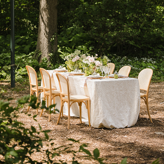 Modern Cane Chair - Natural