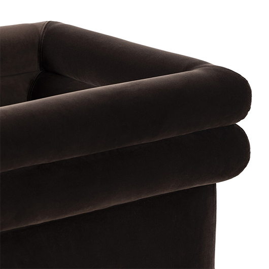 Maxine Swivel Armchair - Espresso