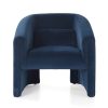 Harvey Armchair - Navy Blue