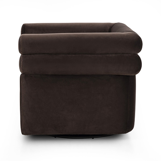 Maxine Swivel Armchair - Espresso