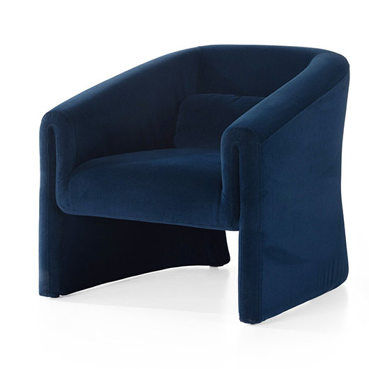 Harvey Armchair - Navy Blue
