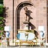 French Blue Gilt Sofa 64" French Blue Gilt Sofa 64"