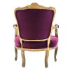 Amethyst Gilt Armchair (2) Amethyst Gilt Armchair (2)