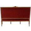 Antique Crimson Red Sofa (1)