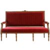 Antique Crimson Red Sofa (1)