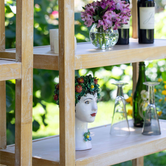 Sicilian Bust Vase - Persimmon Sicilian Bust Vase - Persimmon