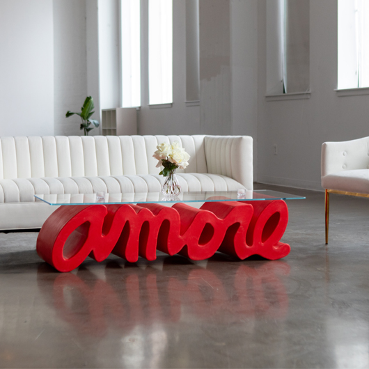 Amore Coffee Table - Red