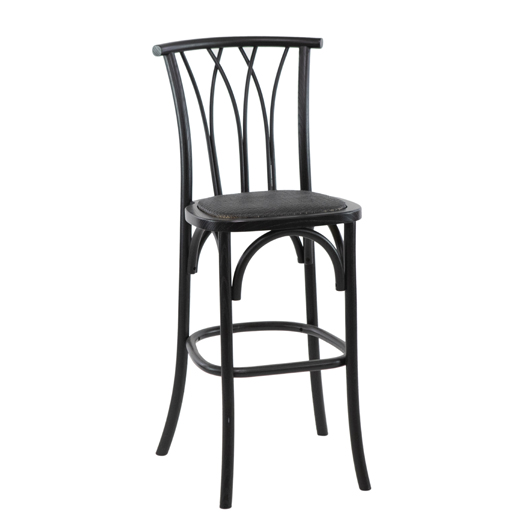 Provence Bar Stool - Black