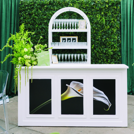Palladium Bar Back - White