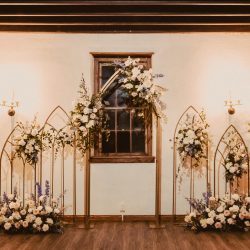 cathedral arches for wedding ceremony