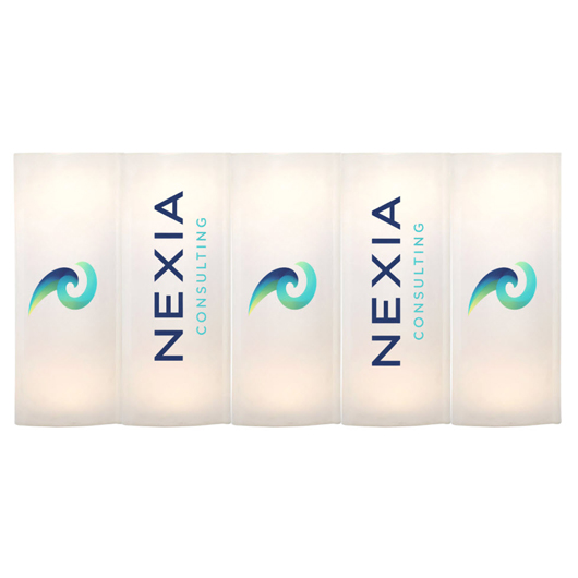 Branded Triangle Display Column