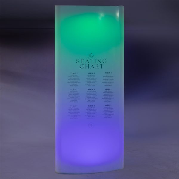 Branded Triangle Display Column