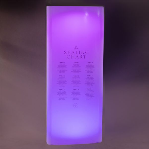 Branded Triangle Display Column