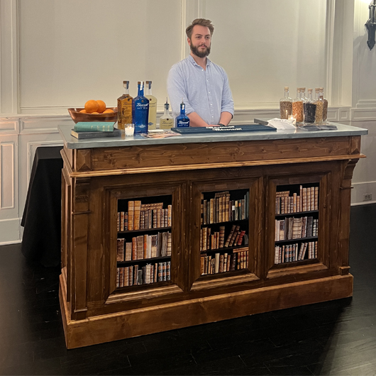 Branded Walnut Bistro Bar