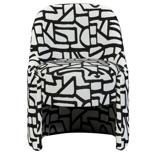 Abstract Accent Chair
