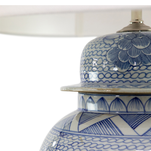 Monumental Ginger Jar Lamp 36" Monumental Ginger Jar Lamp 36"