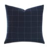 Indigo Check Pillow 22" Indigo Check Pillow 22"