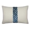 Blue Garden Maze Pillow 14" x 20"