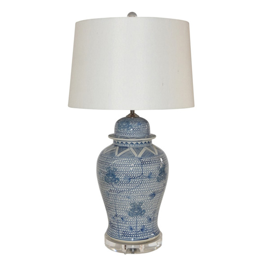 Monumental Ginger Jar Lamp 36"