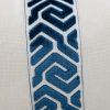 Blue Garden Maze Pillow 14" x 20"