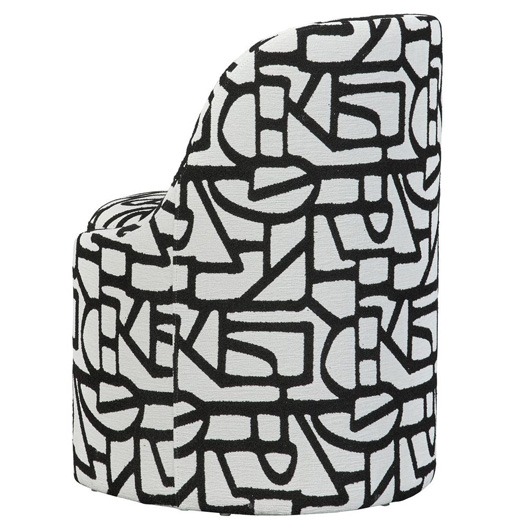 Abstract Accent Chair