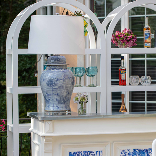 Monumental Ginger Jar Lamp 36" Monumental Ginger Jar Lamp 36"