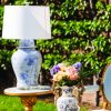 Monumental Ginger Jar Lamp 36"