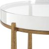 Crystal Top Accent Table