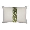 Green Garden Maze Pillow 14" x 20"
