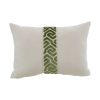 Green Garden Maze Pillow 14" x 20"