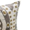 Taupe Abstract Pillow 16" x 24" Taupe Abstract Pillow 16" x 24"