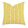 Yellow Tassel Pillow 20"