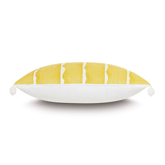 Yellow Tassel Pillow 20"